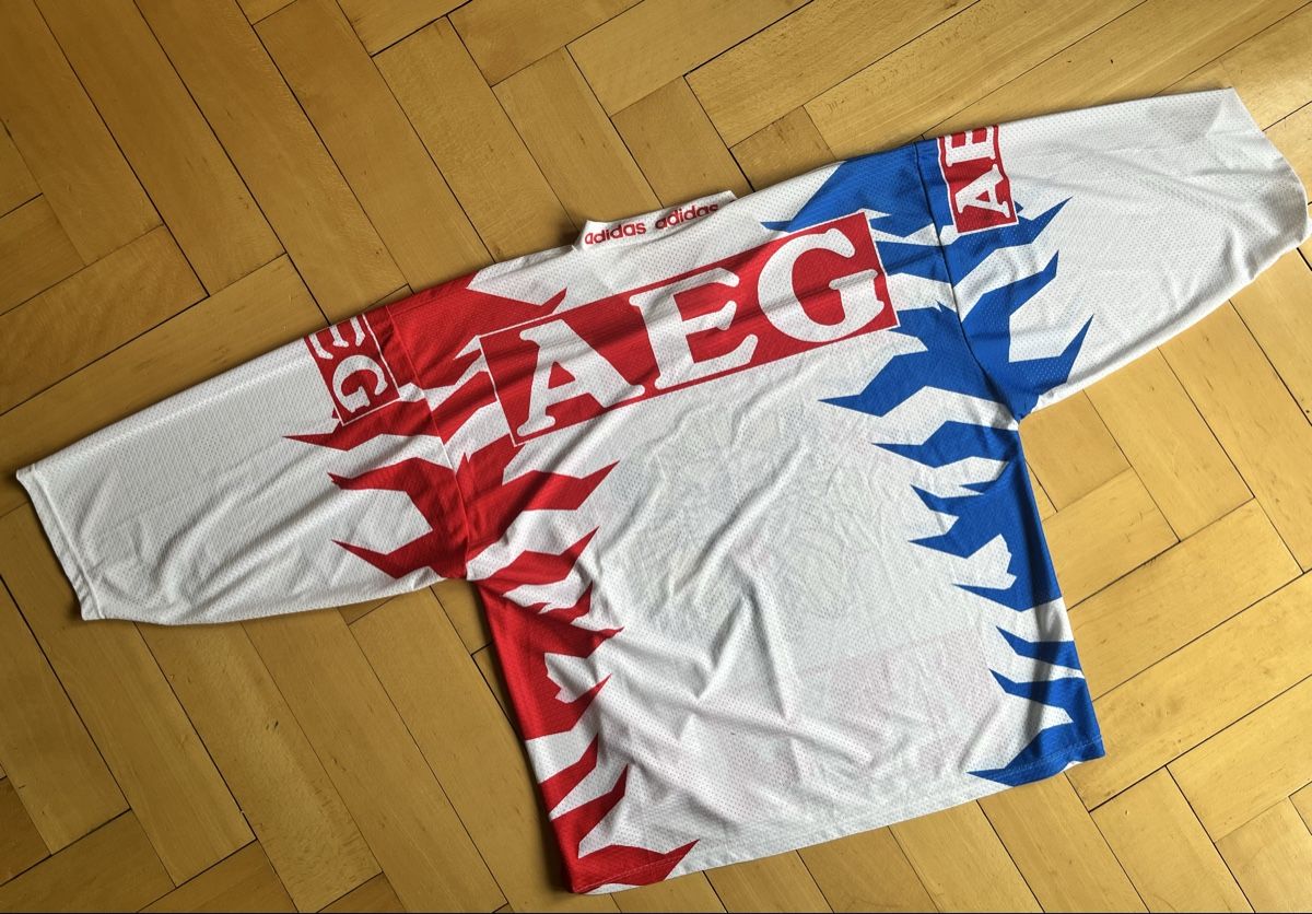 Adidas Canottiere & Pantaloni: ORIGINAL ZSC TRIKOT 1994-97 – Usato da zürich venduto da Reinblick_Zuerich 1