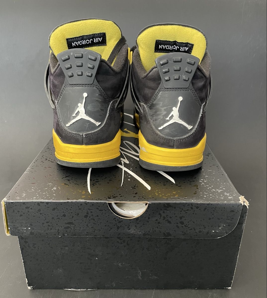 Jordan Scarpe da uomo: Nike Air Jordan 4 Retro, Black Thunder – Usato da Remetschwil venduto da Dissler75 4