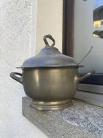 Zuppiera in peltro