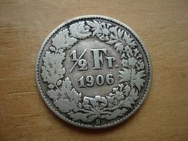 (N) 1/2 Franken 1906