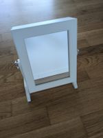 Schmuckschrank weiss mit Spiegel und Aufbewahrung 