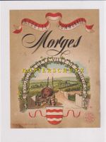 Etikette für Wein - Morges (Récolte Communale) /bd