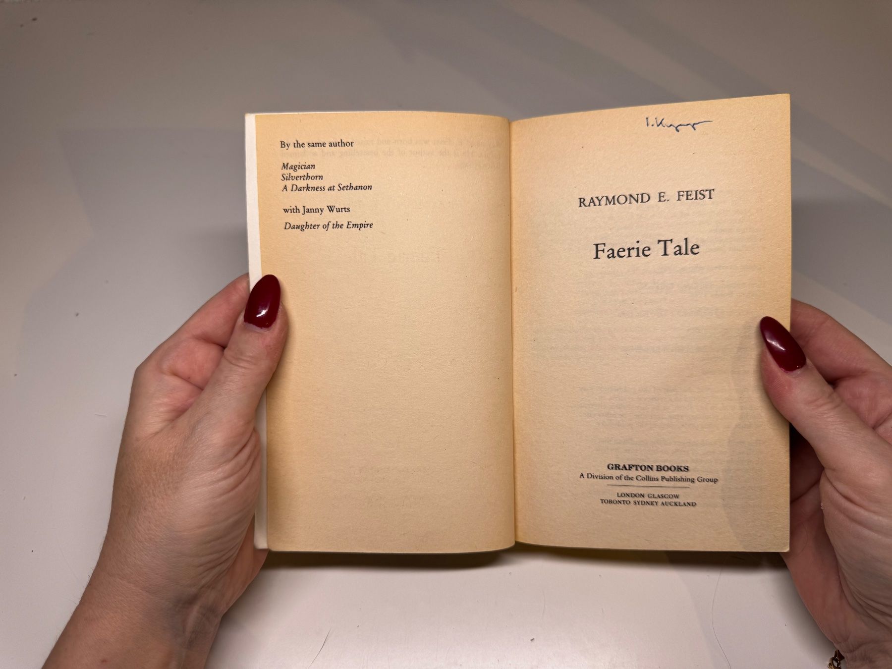 Libri: NOVEL: Raymond E. Feist, Faerie Tale – Usato da Grosswangen venduto da English_books 2