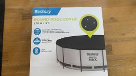 Bestway Poolabdeckung Rund 3.70m
