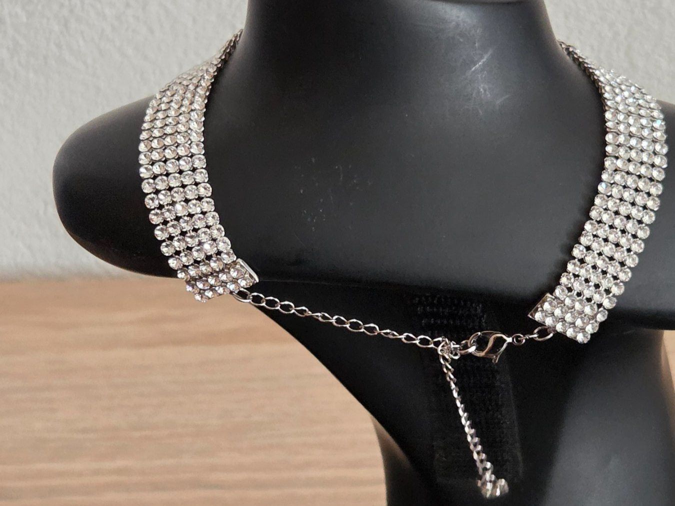 Swarovski Catenine: Original SWAROVSKI Strass-Collier silberfarben – Nuovo (secondo la descrizione) da Abtwil AG venduto da MaVo.0710 5