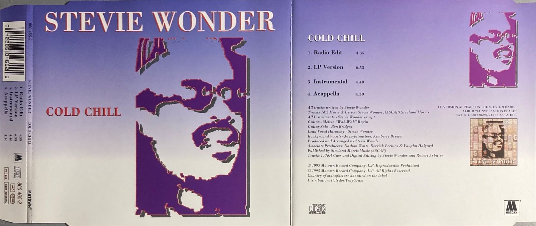 CD: STEVIE WONDER - COLD CHILL – Usato da Poliez-Pittet venduto da Newtown-Records