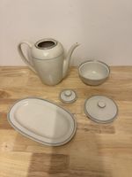 Kaffeekanne Schüssel Platte mit Deckel Konvolut Vintage