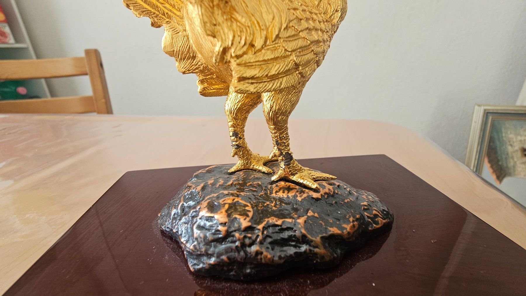 Statuette: 2 statuette Risis plaqué or 24kt – Usato da Etoy venduto da angi020 7