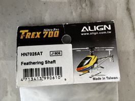 Axe de pied de pale Align T-Rex 700 HN7025AT neuf