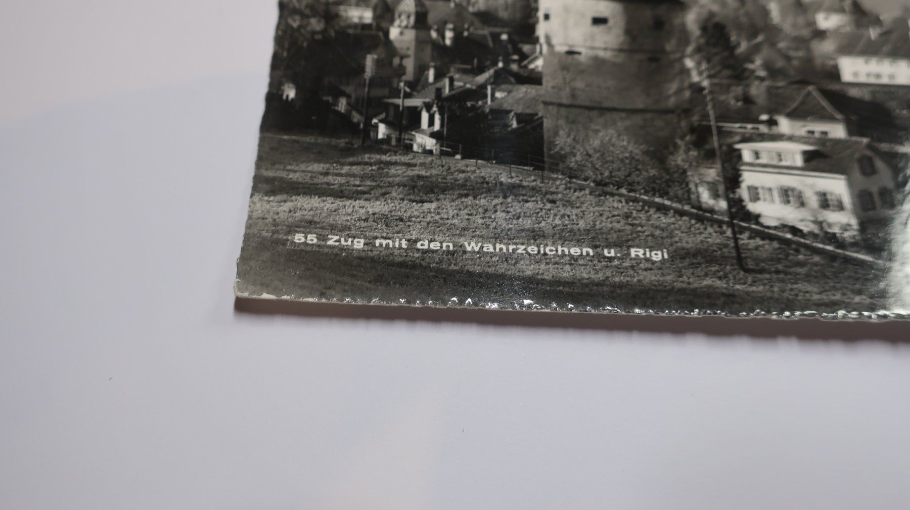 Cartoline postali: Zug mit den Wahrzeichen u. Rigi  1969 – Usato da Cormoret venduto da Pascalll2001 2