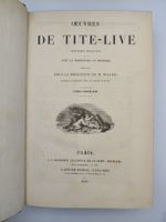 TITUS LIVIUS OEUVRES 1850