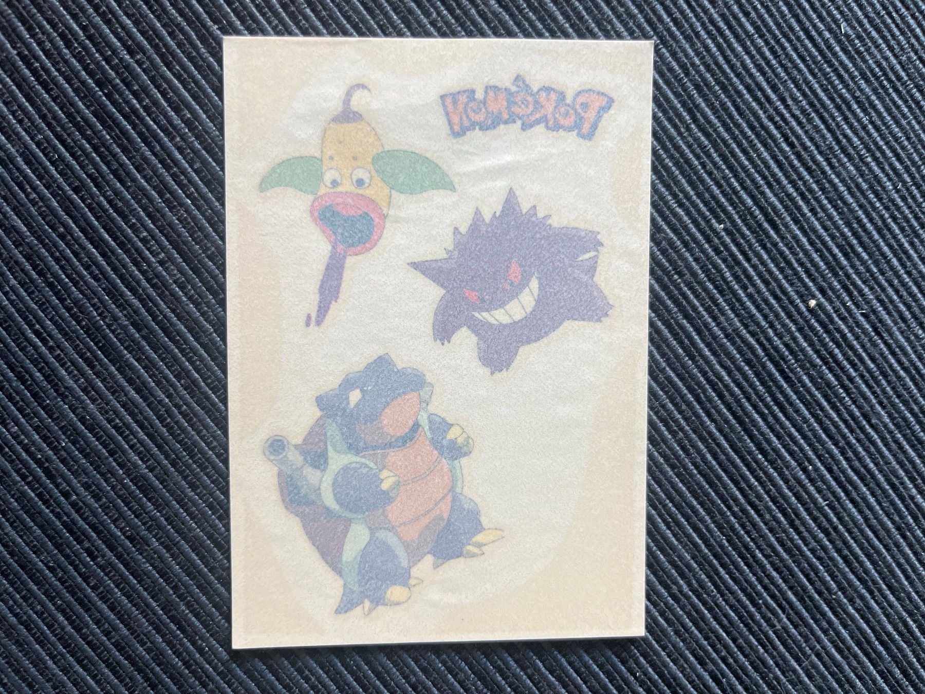 Pokémon Carte collezionabili: Pokemon Gengar Blastoise Merlin Tattoos – Usato da Wabern venduto da Collectfun