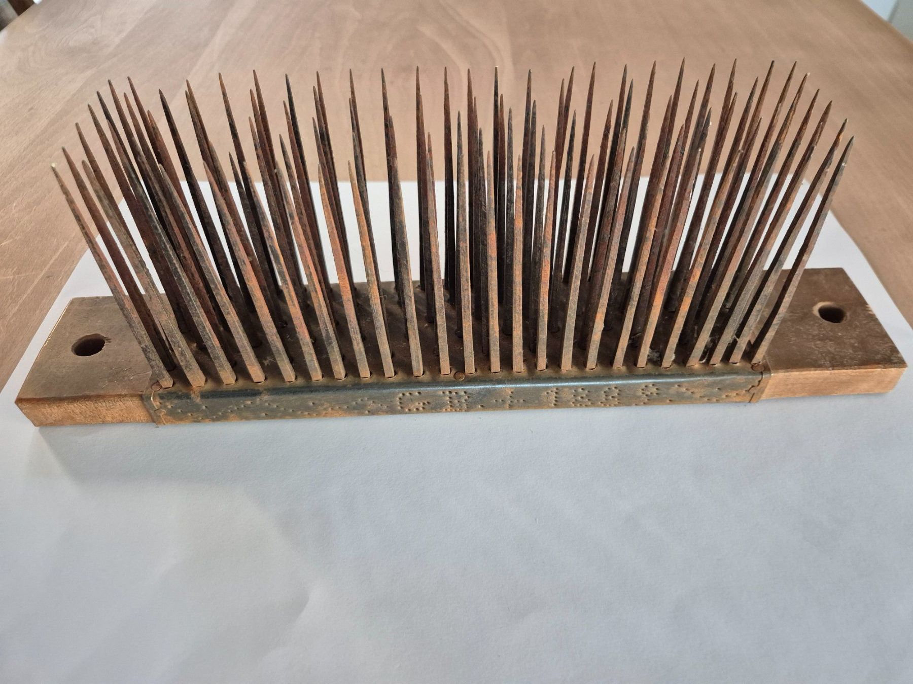 Tutti gli attrezzi: antiker Flachskamm, 1889 – Usato da Schlosswil venduto da donmarcos62 1