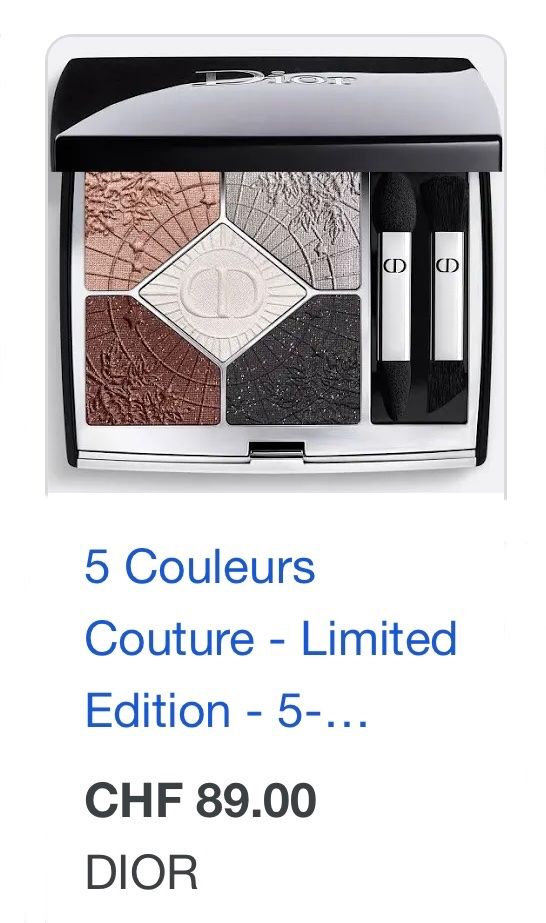 Dior Make-up: DIOR Lidschatten Palette NP. 89.- – Usato da Rüfenacht BE venduto da Milena_1 1