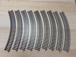 Märklin 9 x 2110 gebogenes gleis K H0