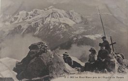 LE MONT-BLANC pris de l'Aiguille de Varens