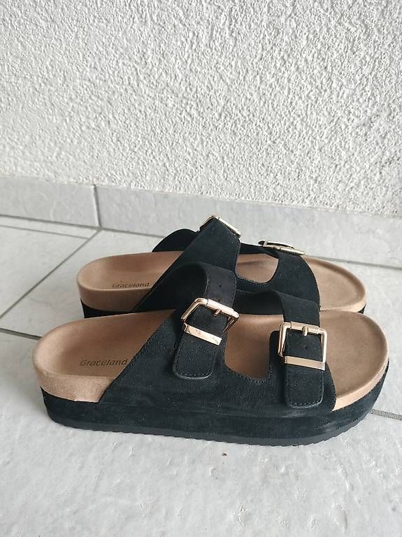 Scarpe da donna: Sandalen schwarz  – Nuovo e nell'imballaggio originale da Düdingen venduto da chrigi1971 1