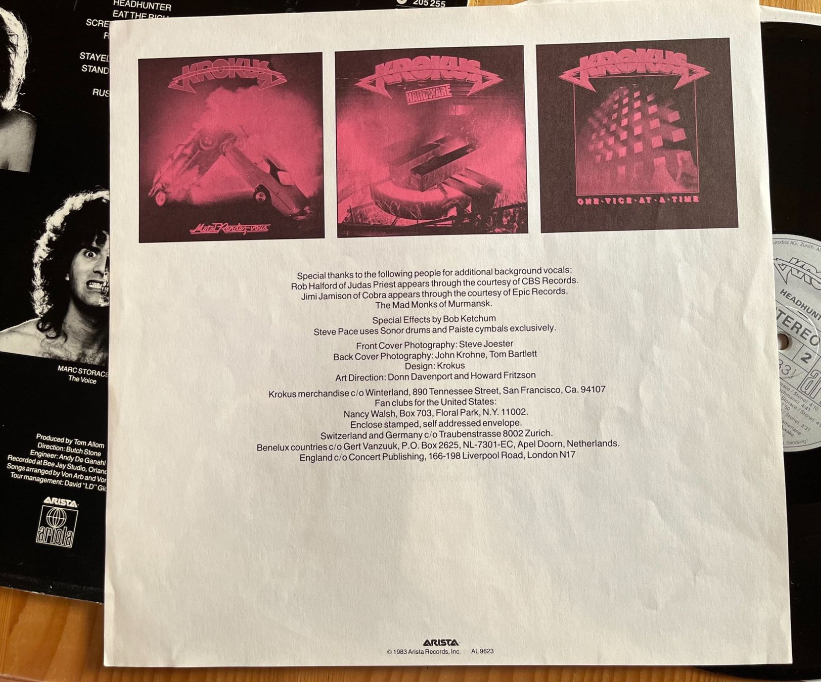 Dischi in vinile: Krokus – Headhunter – Usato da Gelterkinden venduto da RoxyRock 3