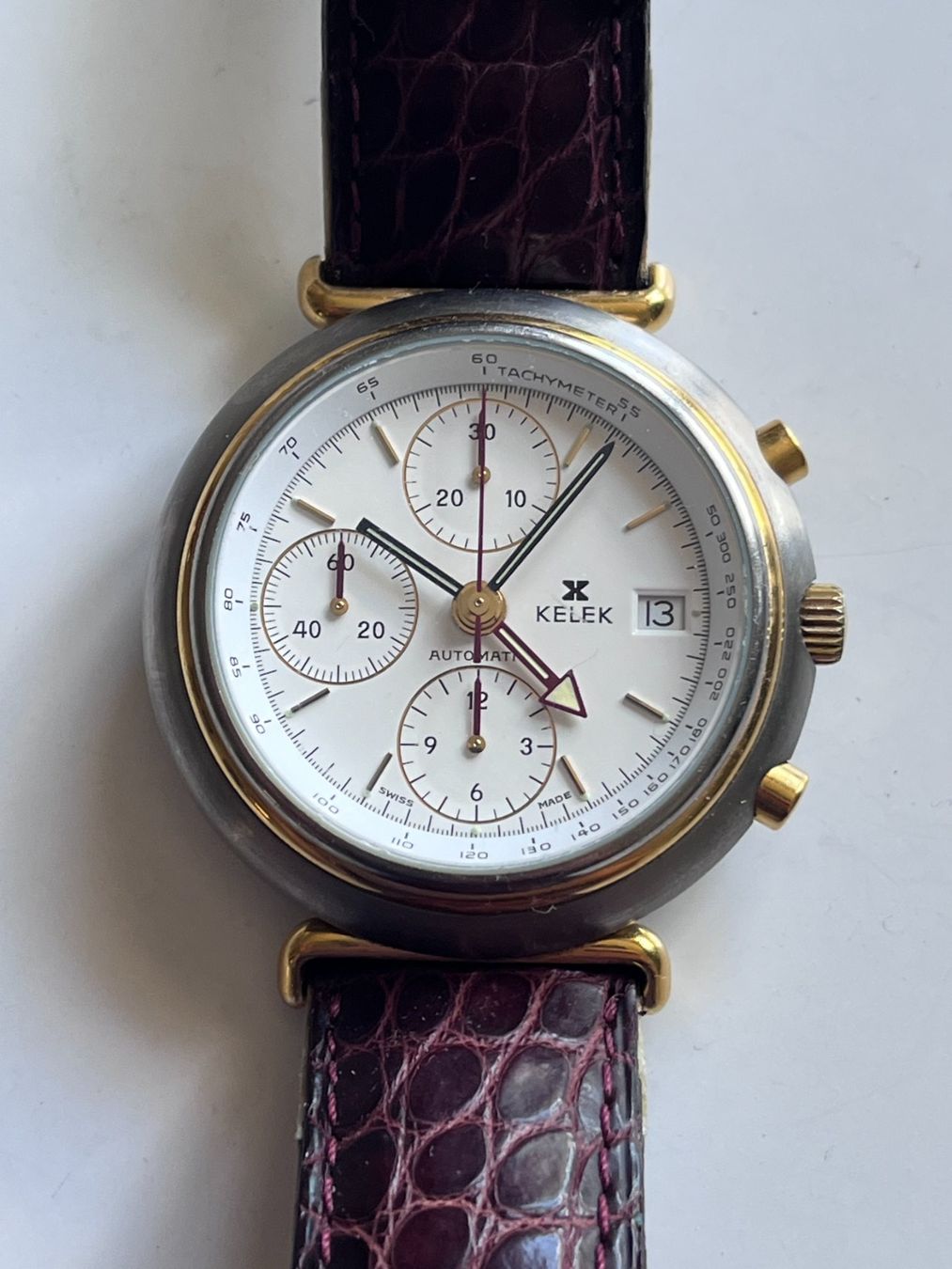 Orologi: Kelek GMT Automatic Chronograph Titanium – Usato da Worblaufen venduto da chronyves