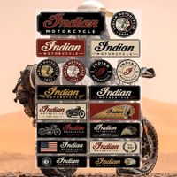 Lot d'autocollants pour moto Indian M138