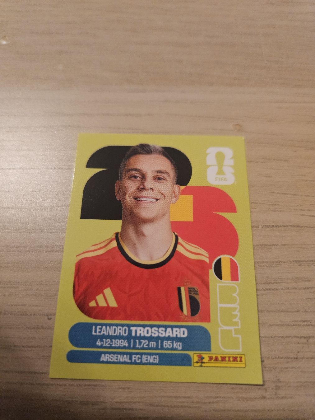 Panini Carte collezionabili: Panini WM 2026 BEL 18 – Nuovo (secondo la descrizione) da Genève venduto da jerdinho1209