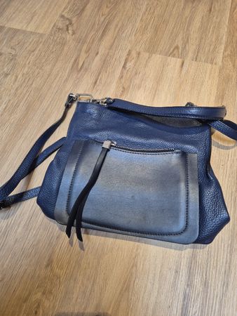 Tasche blau Leder Gianni Chiarini