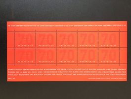 Kleinbogen 2002 ** 100 Jahre Blindenwesen ZN 1080 postfrisch