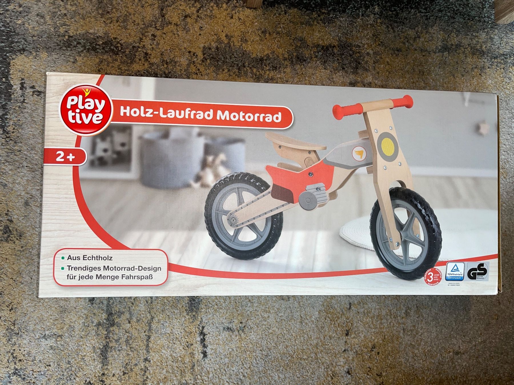 Veicoli per bambini: Kinder Holz laufrad motorrad – Nuovo e nell'imballaggio originale da Lenzburg venduto da r_mendes