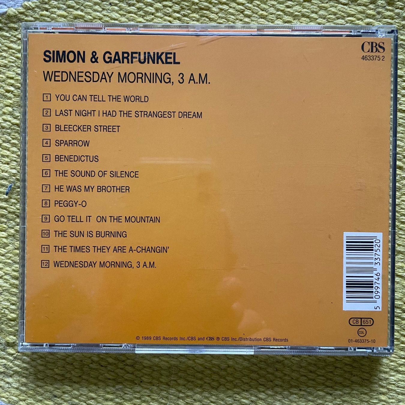 CDs: SIMON&GARFUNKEL-WEDNESDAY MORNING 3 A.M. – Gebraucht aus Rorschacherberg von CD-Roli 1