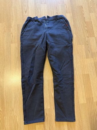 Modische Stoffhose Dunkelgrau - Grösse L