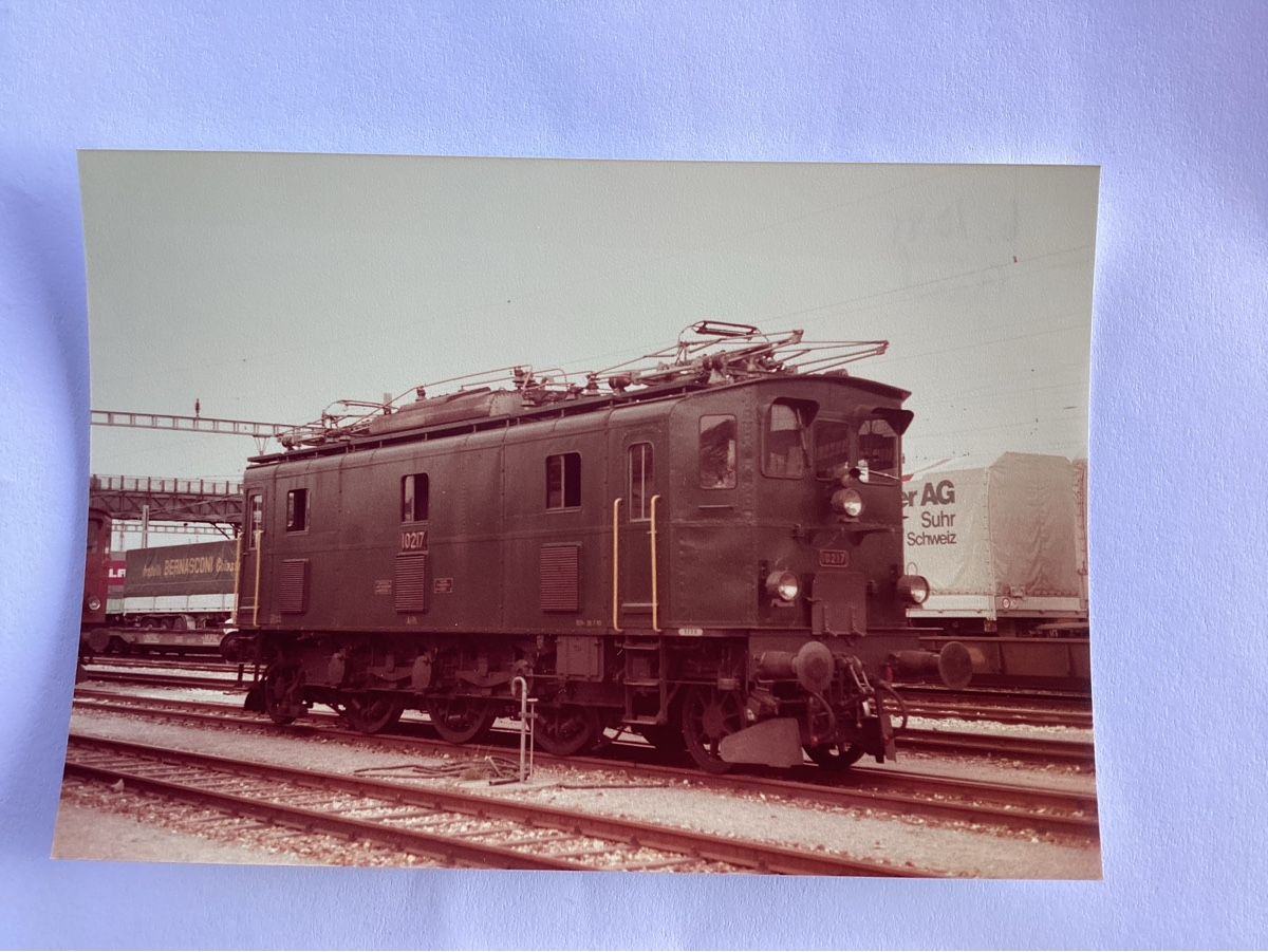 Foto & Immagini: Photo Ae 3/5 10217 SBB / Basel – Usato da Orvin venduto da Abydos01