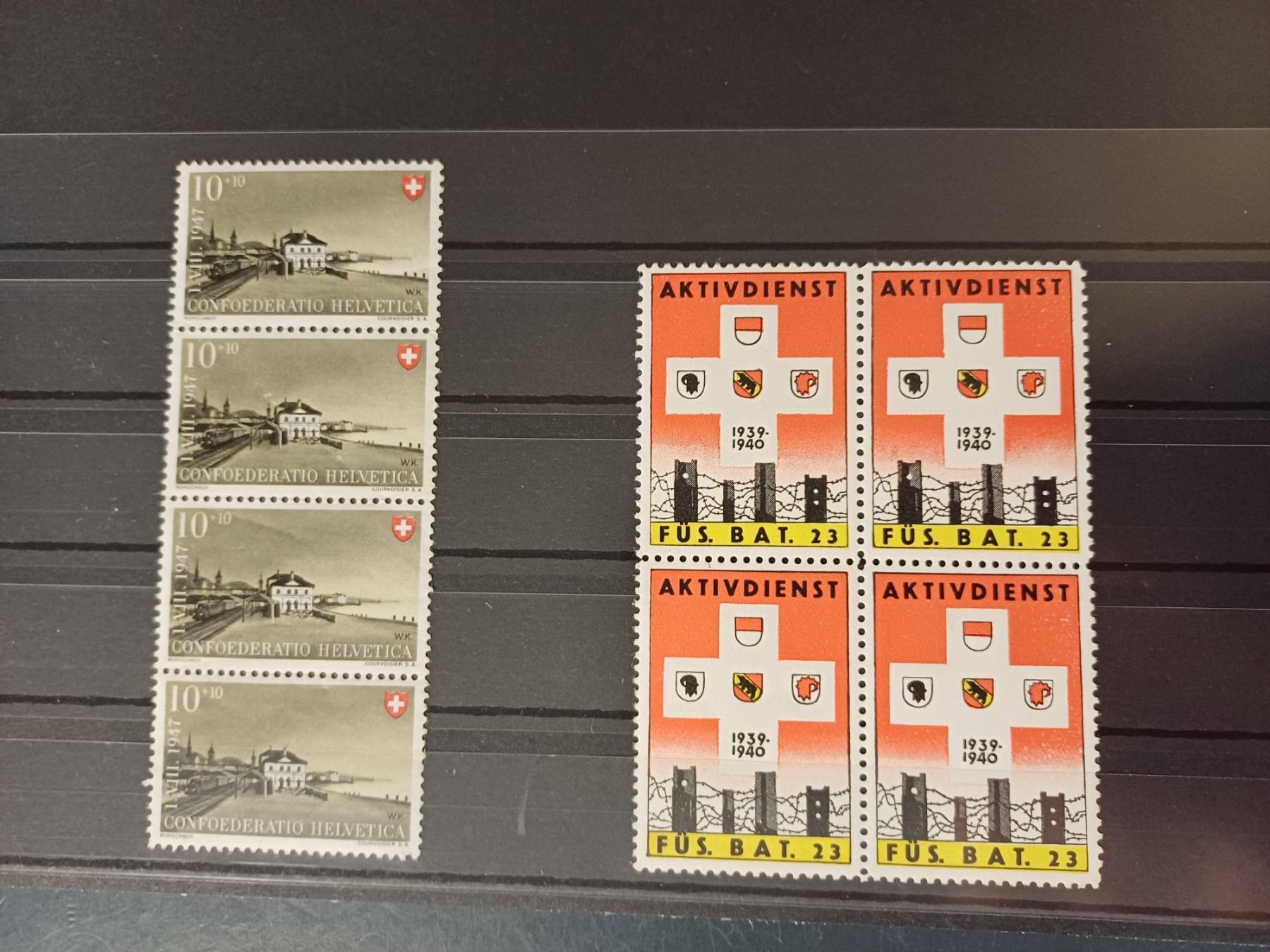 Alle Briefmarken: Schweiz Aktivdienst, 1947 ungebraucht – Neu (gemäss Beschreibung) aus Zürich von Atad
