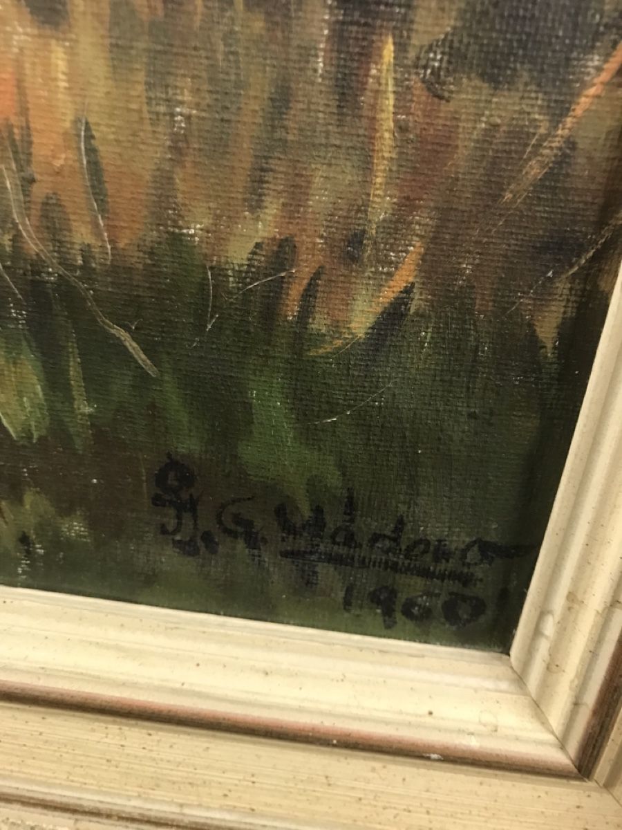Tableaux: Unleserlich signiert – D'occasion à Wolfhalden par SecondAntique 2