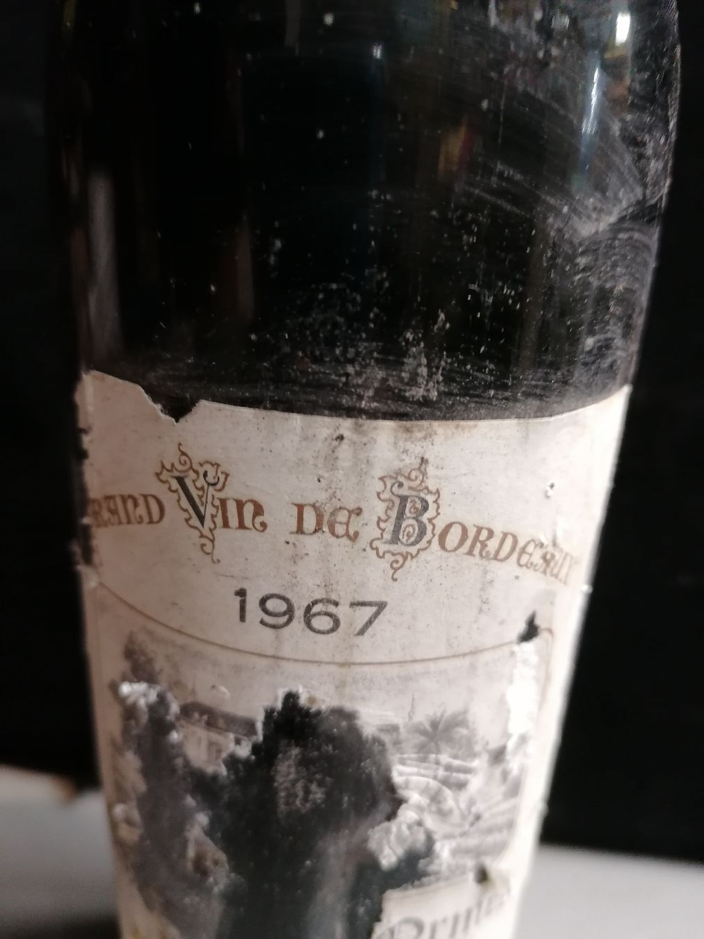 Vino: Vin rouge Bordeaux "Les Ormes" 1967 🍷 – Nuovo (secondo la descrizione) da Genève venduto da Leboucheoreilles 2