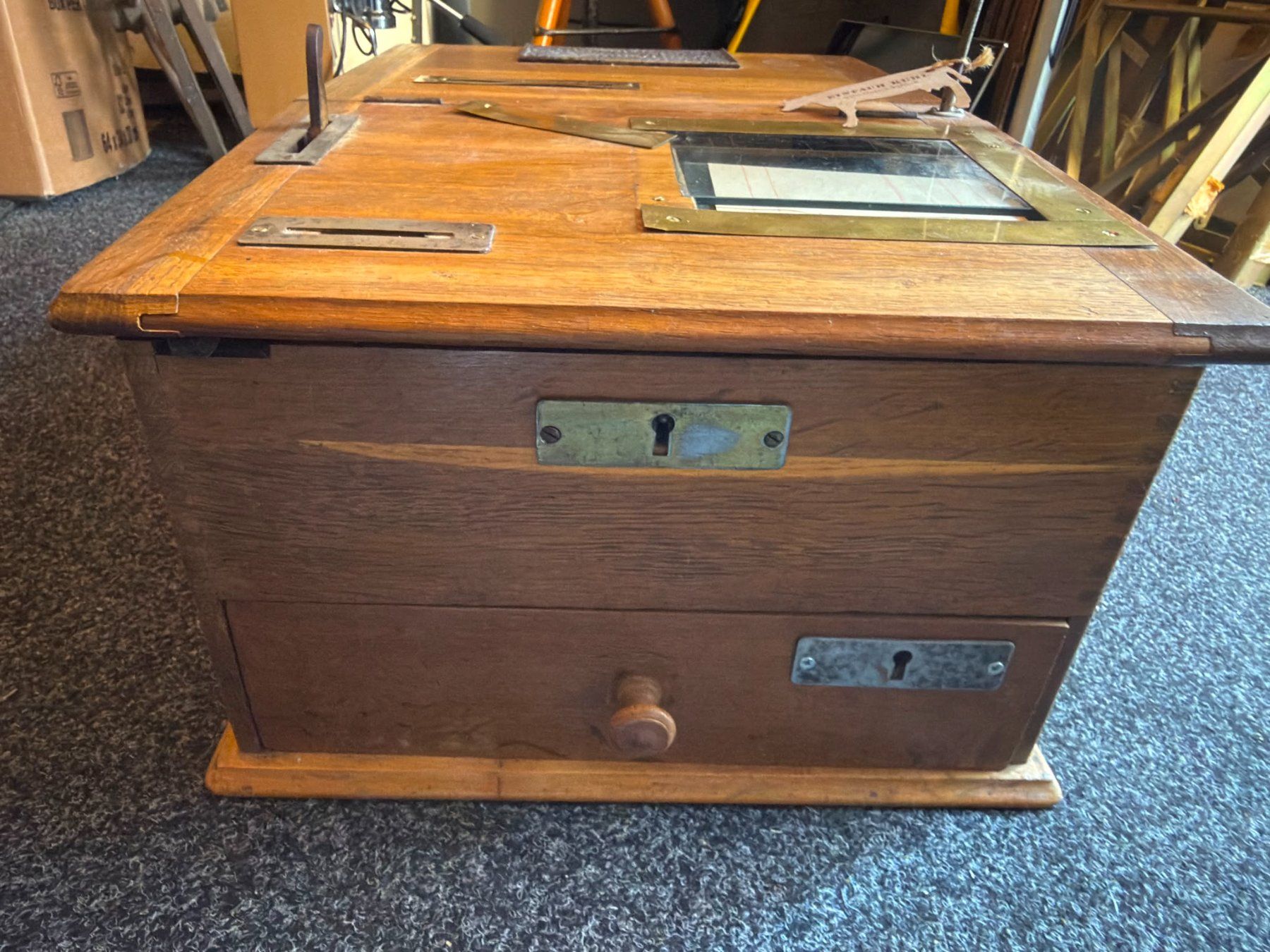 Articoli in legno: Antike Holzkasse – Usato da Luzern venduto da Elgordo7 3
