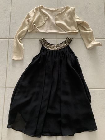 Kleid mit Bolero Gr 122/128