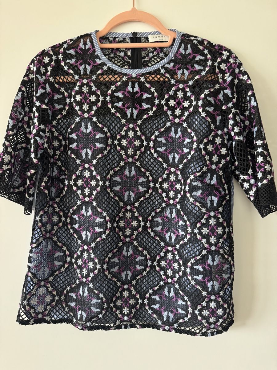 Sandro Top: Sandro Paris Bluse, Gr. 1, neuwertig – Nuovo (secondo la descrizione) da Zürich venduto da ERueff