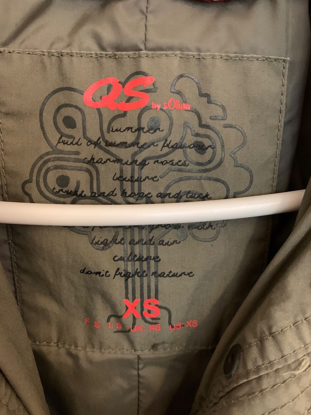 S.Oliver Giacche: QS by S.Oliver Jacke Mantel Gr. XS – Usato da Fislisbach venduto da KolibriSecondhand 1