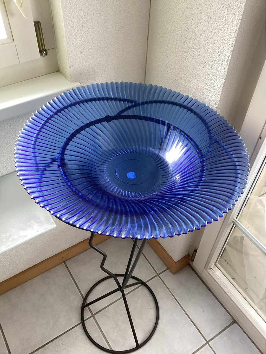 Altro per la casa: Dekorativer Ständer, Metal Anthrazit mit Glas Schale – Nuovo (secondo la descrizione) da Wauwil venduto da Shelti 1
