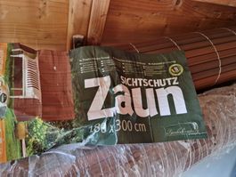 Sichtschutz Zaun Garten 180x300cm Neu