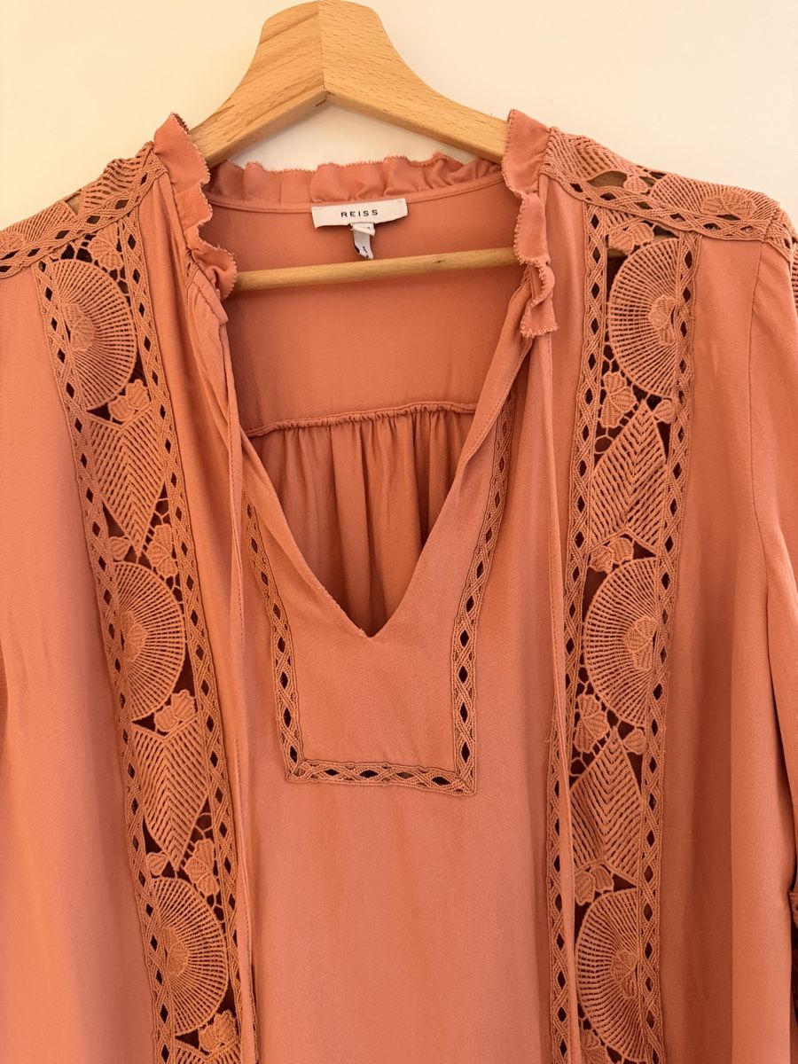Top: Reiss Blouse - terracotta pink – Usato da Rüschlikon venduto da JessicaB88 1