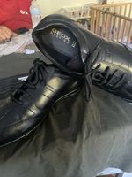 Herrenschuhe Geox Respira Leder schwarz Grösse 44 neu