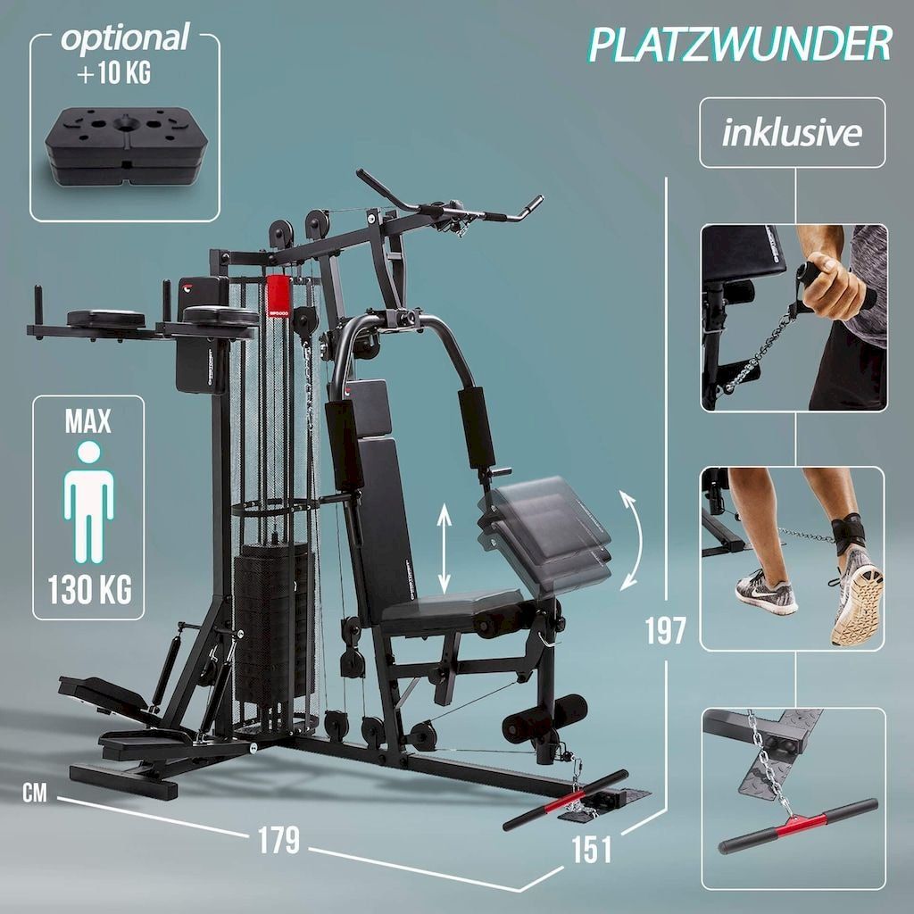 Panche per pesi: Christopeit Sport SP 5000 Kraftstation – Nuovo e nell'imballaggio originale da Bottighofen venduto da zaap 1