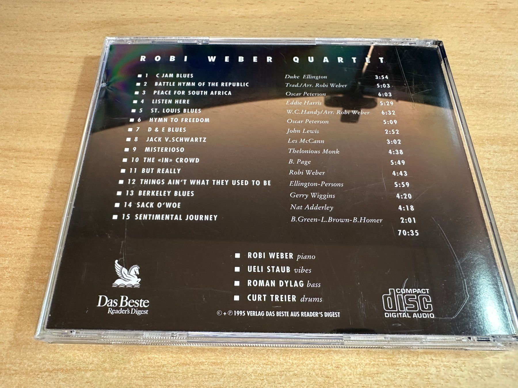 CDs: E2 Robi Weber Quartet – All That Blues – Gebraucht aus Rikon im Tösstal von Alpenmutz 1