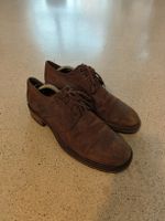 Herren Schnürschuhe braun Wildleder Grösse 40 Zustand