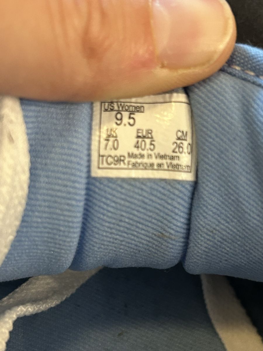 Vans Scarpe da donna: Vans Damenschuhe, Gr. 40.5, Hellblau/Schwarz – Usato da Wolhusen venduto da eve_m6cg 1