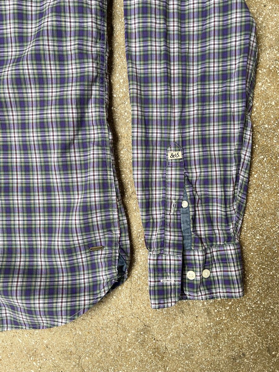 Camicie: Men Shirt blue plaid size L used condition – Usato da Prilly venduto da SinngeBung 2