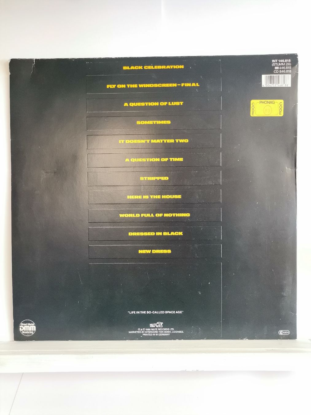 Dischi in vinile: Depeche Mode - Black Celebration - Limited Edition Vinyl – Usato da St. Gallen venduto da Bir_Rer 1