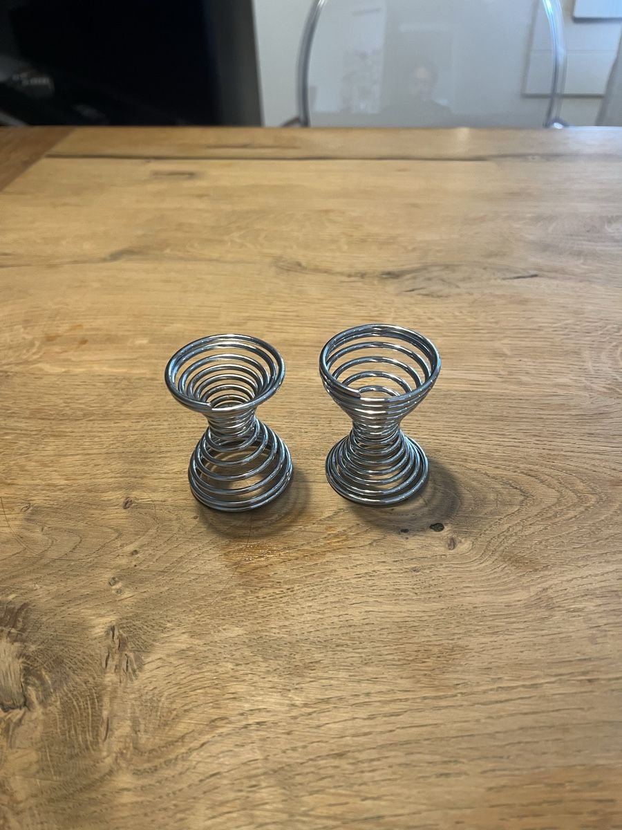 Altre Stoviglie: 2er Set Spiral Eierbecher, Edelstahl – Usato da Zürich venduto da luc_tx6w
