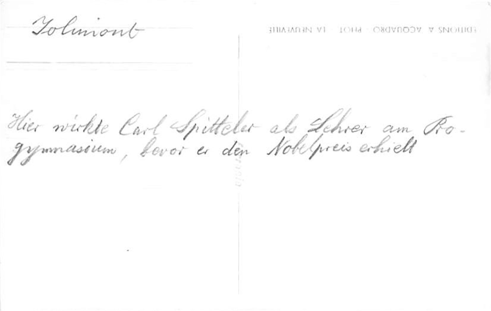 Cartoline postali: La Neuveville – Usato da Ottikon b.Kemptth. venduto da Neptun1974 1